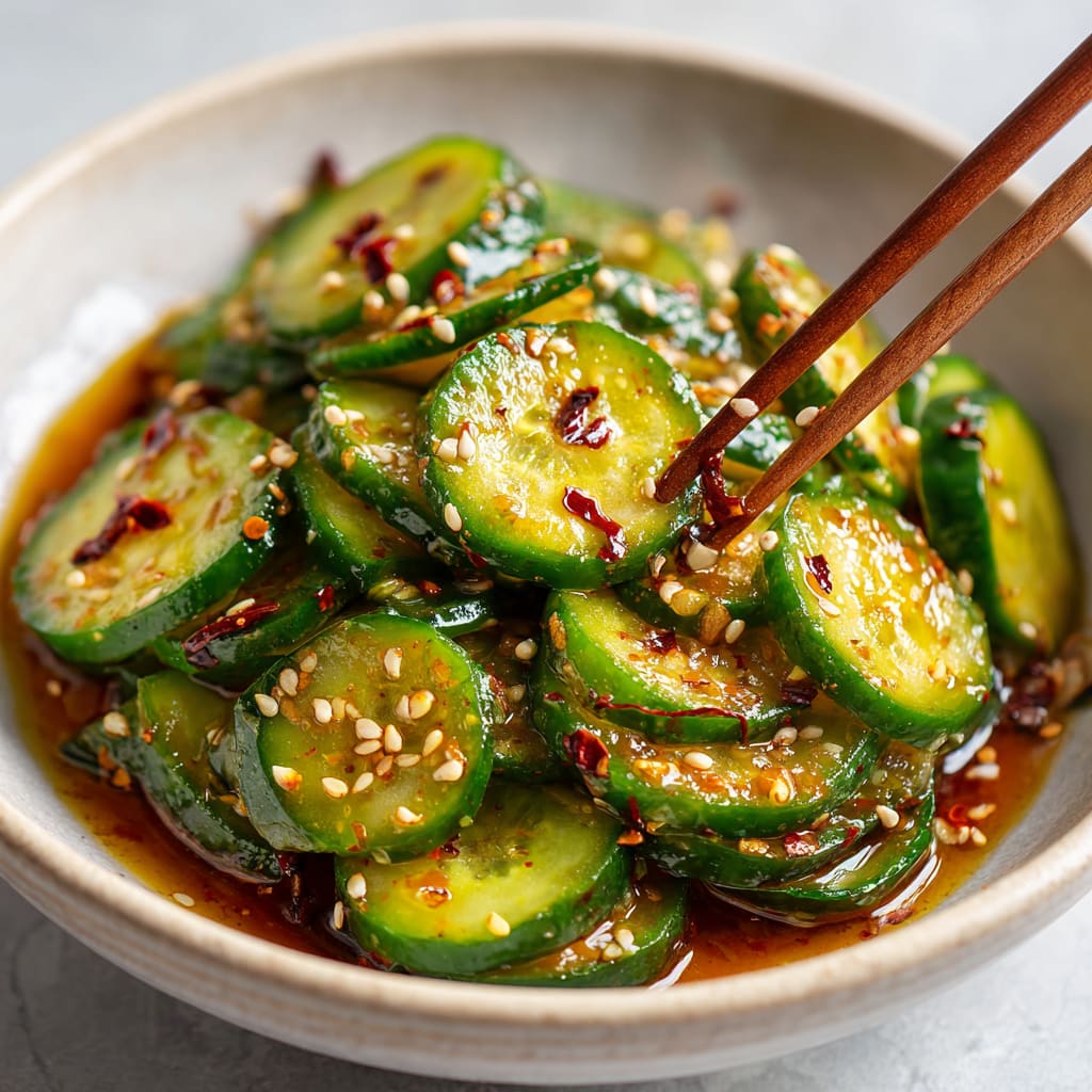 Easy Asian Cucumber Salad