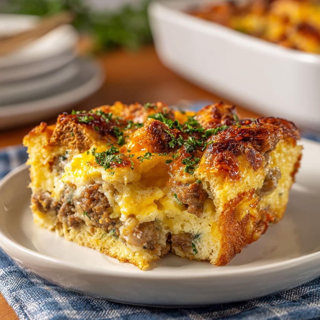 Easy Sausage and Egg Casserole
