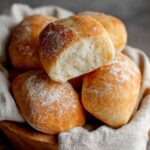 Easy Small Batch Ciabatta Rolls