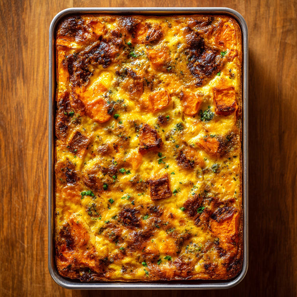 Easy Sweet Potato Egg Casserole