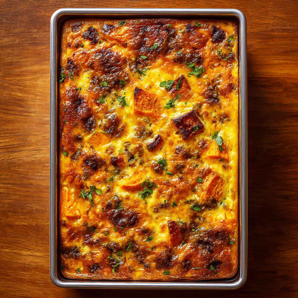 Easy Sweet Potato Egg Casserole