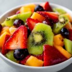 Fruit Salad with Honey Lime Dressing