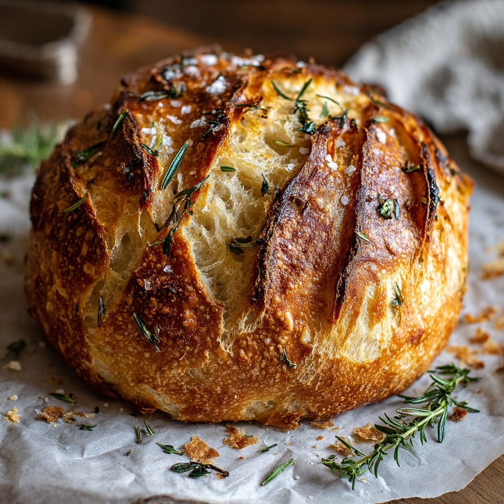 Garlic Herb Braided Bread