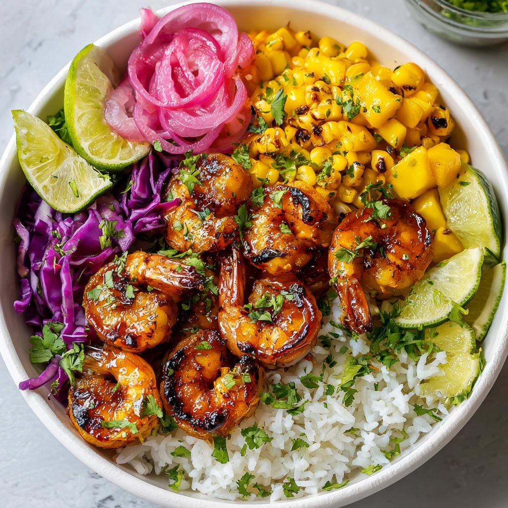 Hawaiian Shrimp Taco Bowl