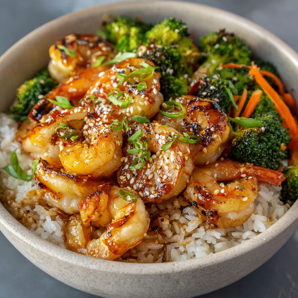 Hibachi Shrimp Rice Bowls