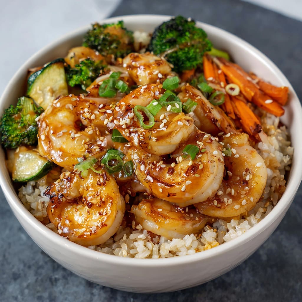Hibachi Shrimp Rice Bowls