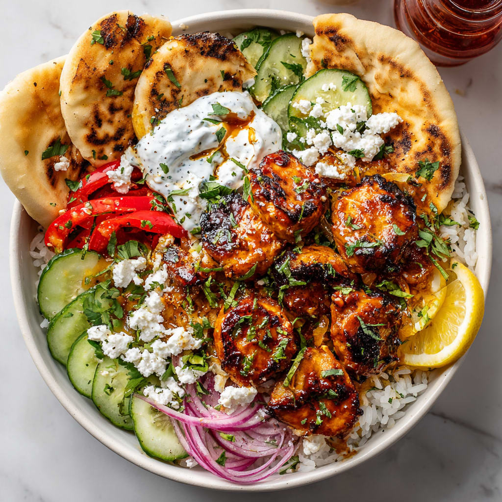 Honey Harissa Chicken Bowls