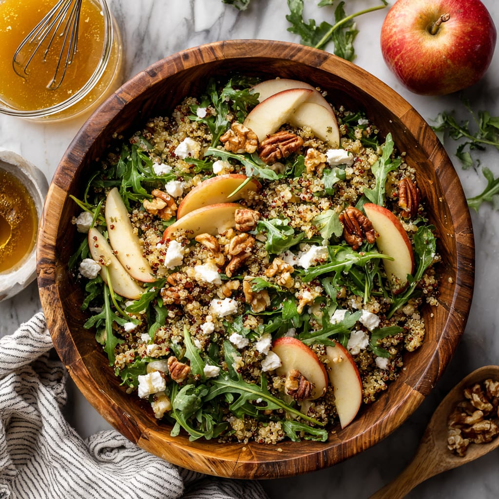 Honey Mustard Quinoa Apple Salad