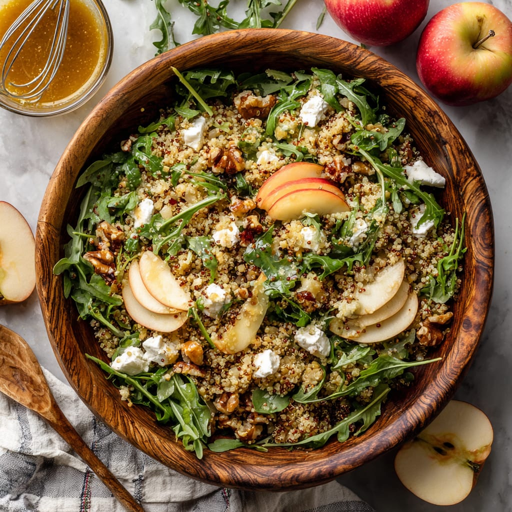 Honey Mustard Quinoa Apple Salad