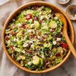 Italian Chopped Brussels Sprouts Salad