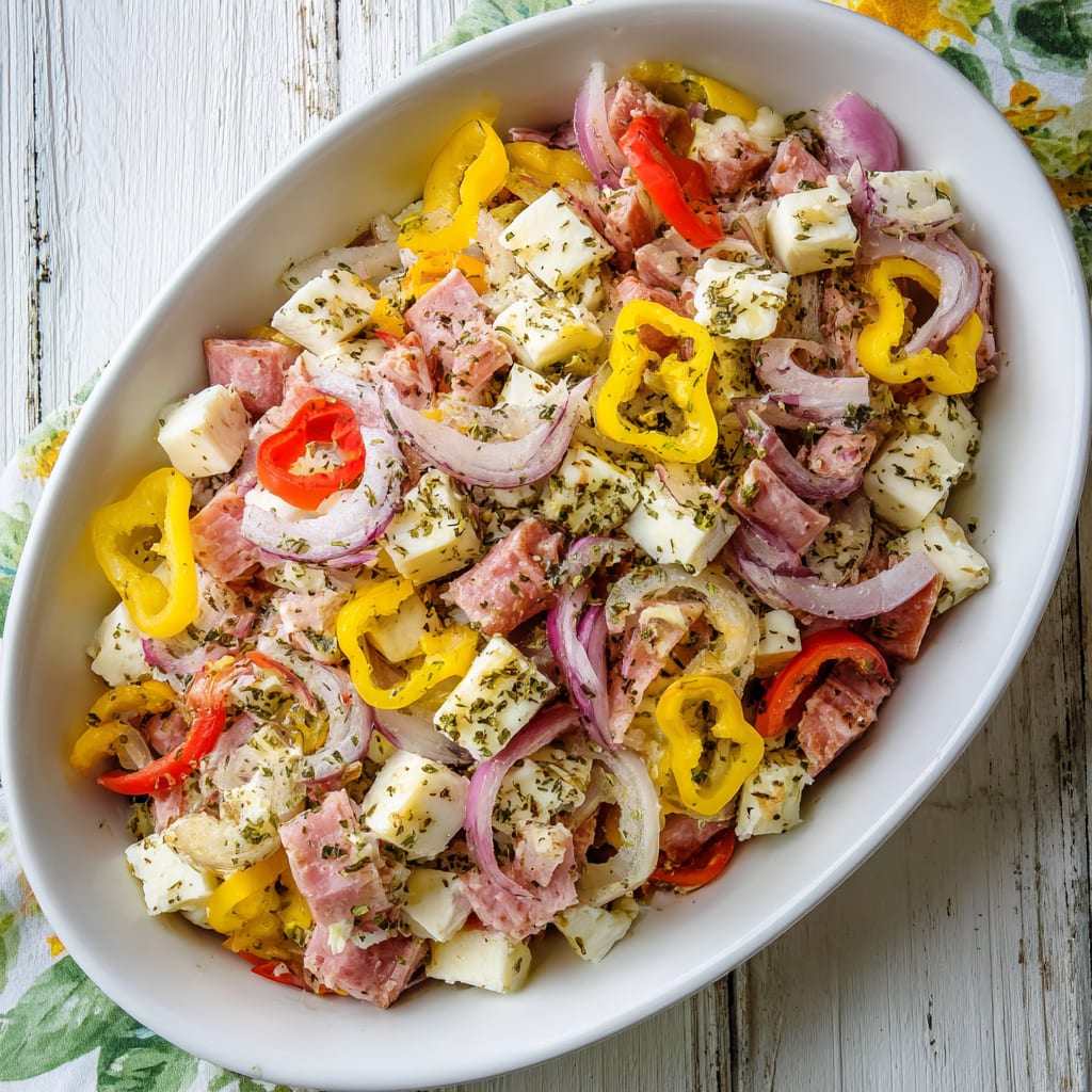 Italian Sub Salad Two Ways