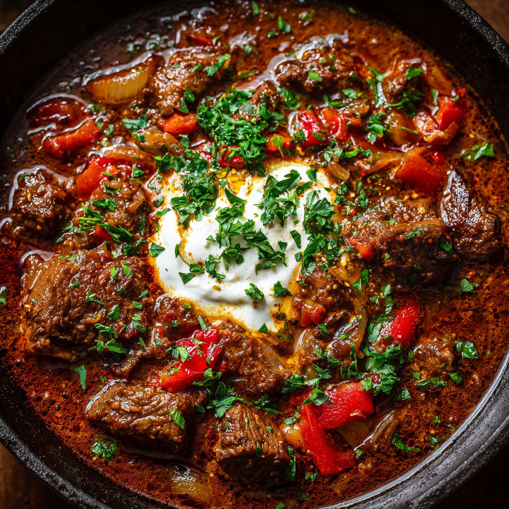 Lamb Kalya with Yogurt and Cream