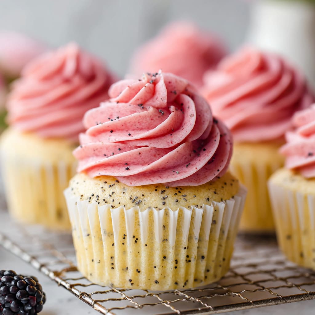 Lemon Poppy Seed Cupcakes