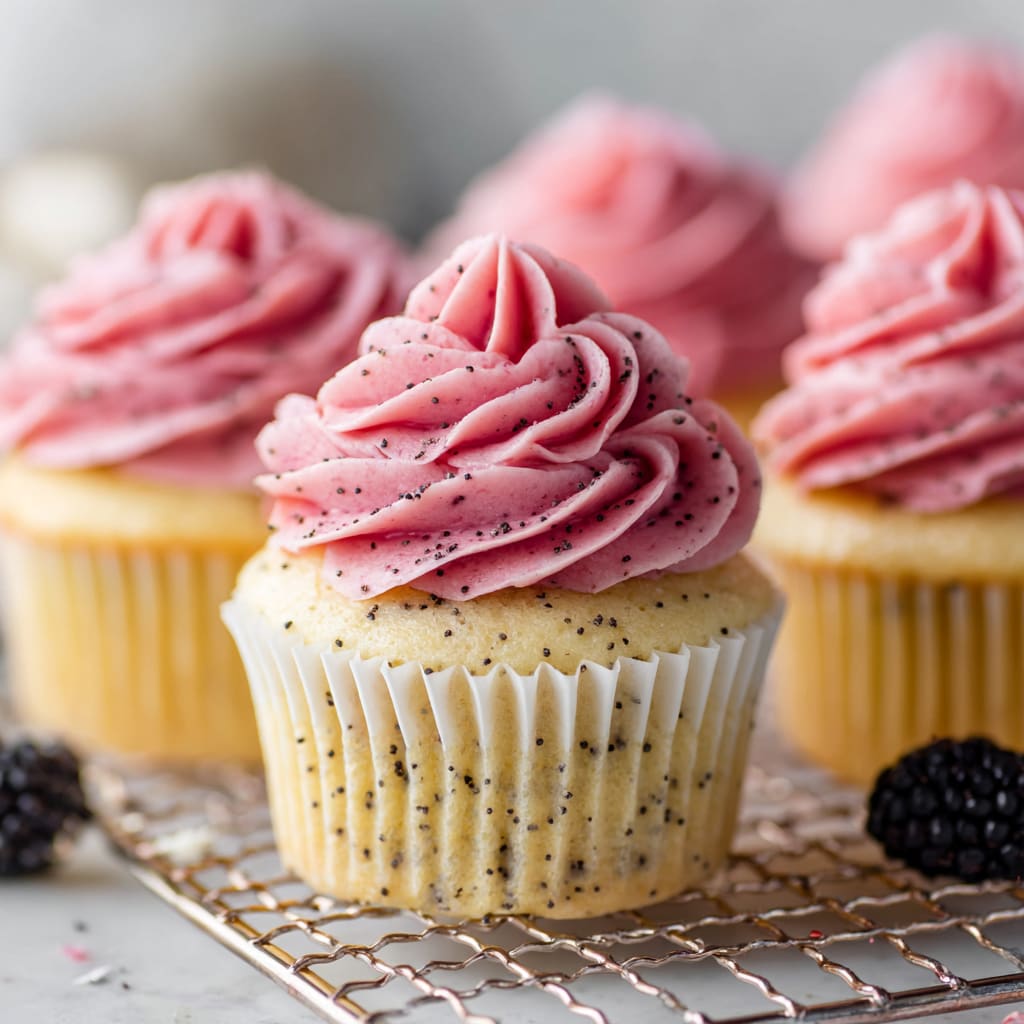 Lemon Poppy Seed Cupcakes