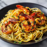 Lemon Spaghetti with Shrimp