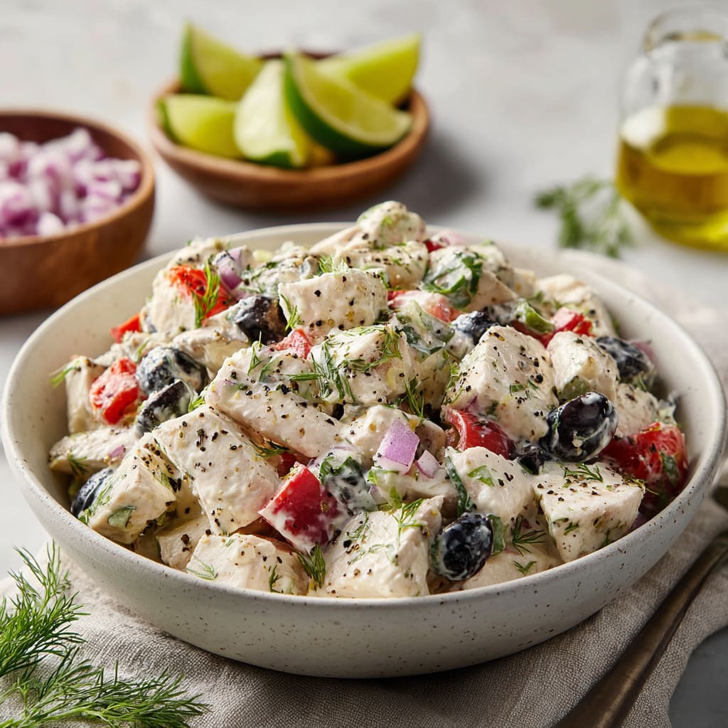 Mediterranean Chicken Salad