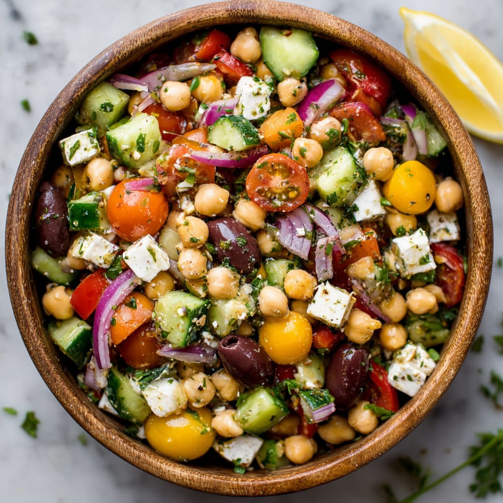Mediterranean Chickpea Salad