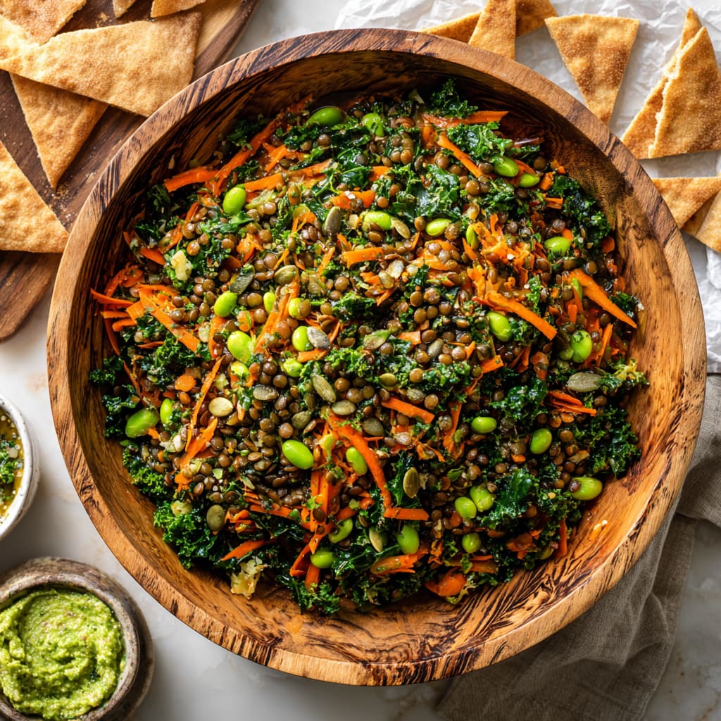Moroccan Lentil Carrot Salad