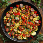 One Pan Sausage and Veggies Skillet