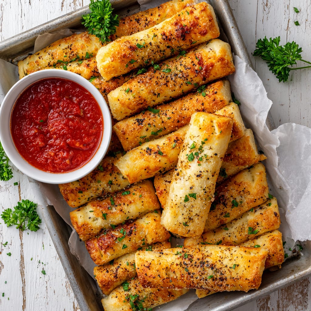 Quick & Easy Sheet Pan Breadsticks