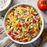 Rainbow Orzo Salad