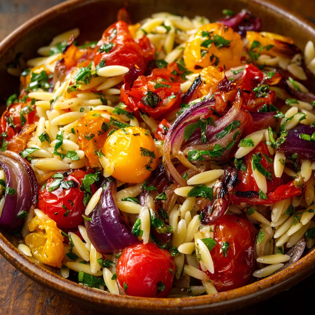 Roasted Vegetable Orzo