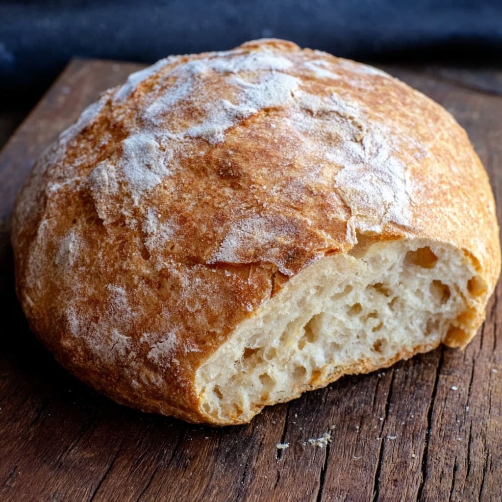 Rustic Italian Crusty Bread