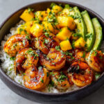 Shrimp Avocado Mango Bowls
