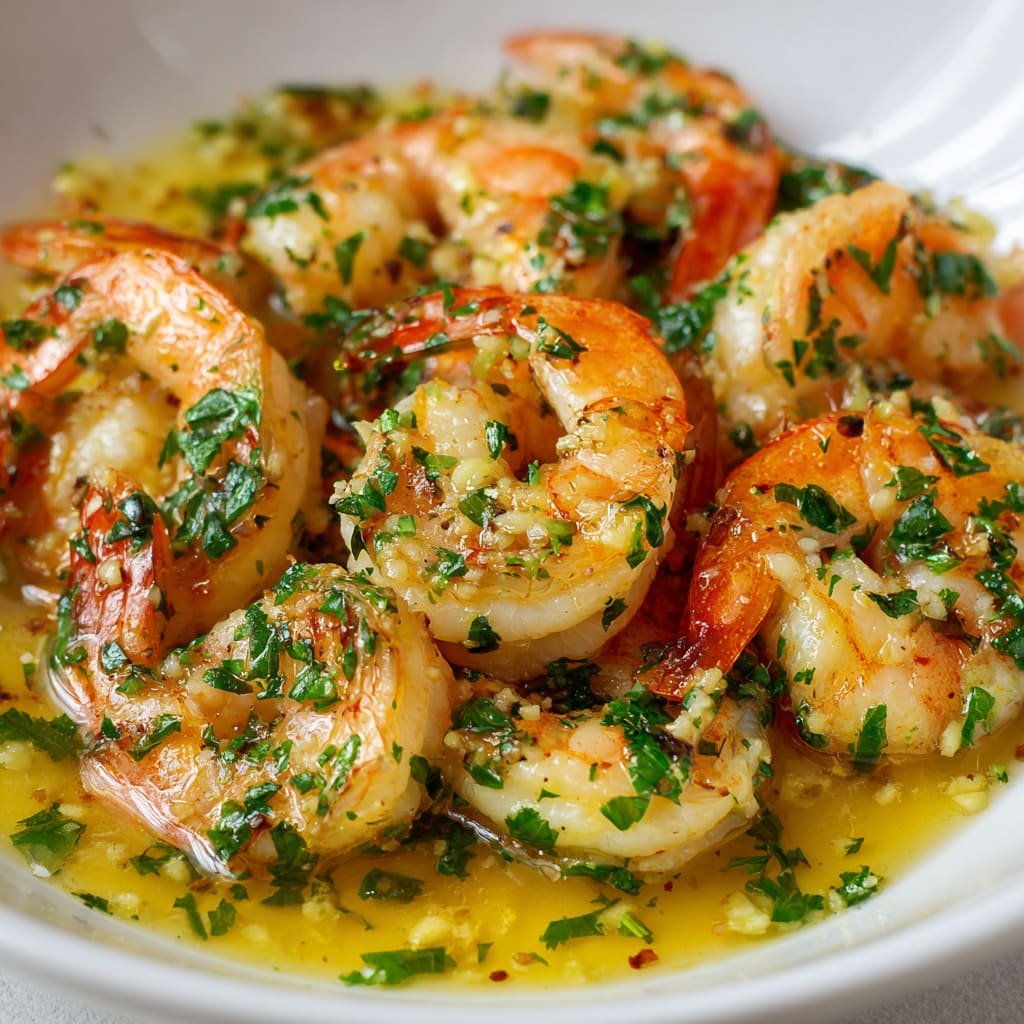 Shrimp Scampi Pasta Bake