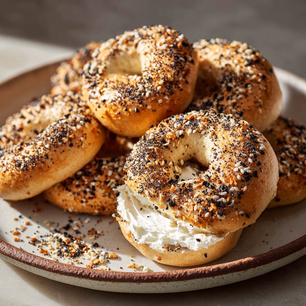 Sourdough Bagels
