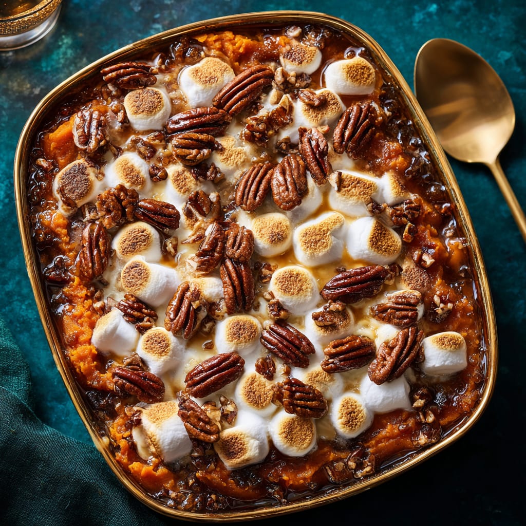 Southern Maple Sweet Potato Casserole