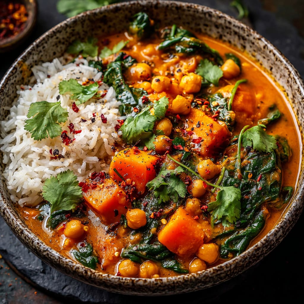 Sweet Potato and Chickpea Curry