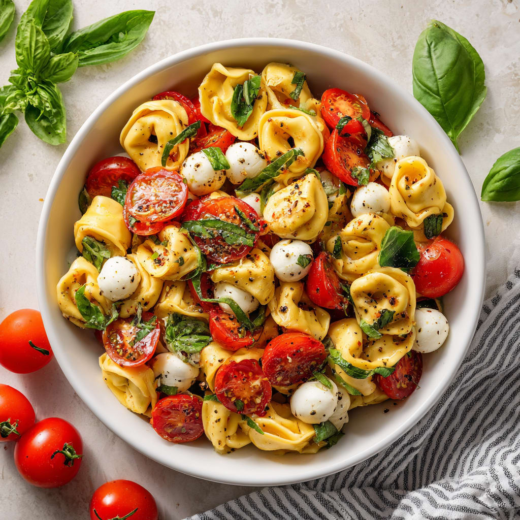 Tortellini Caprese Salad