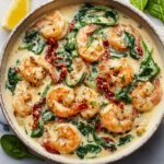 Easy Creamy Tuscan Shrimp Recipe
