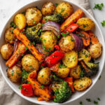 Garlic Herb Roasted Potatoes and Veggies