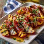Grilled Apples with Prosciutto and Honey