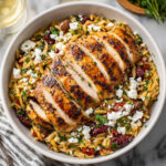 Mediterranean Chicken Recipe with Orzo