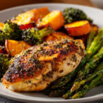 Sheet Pan Garlic Butter Chicken and Veggies