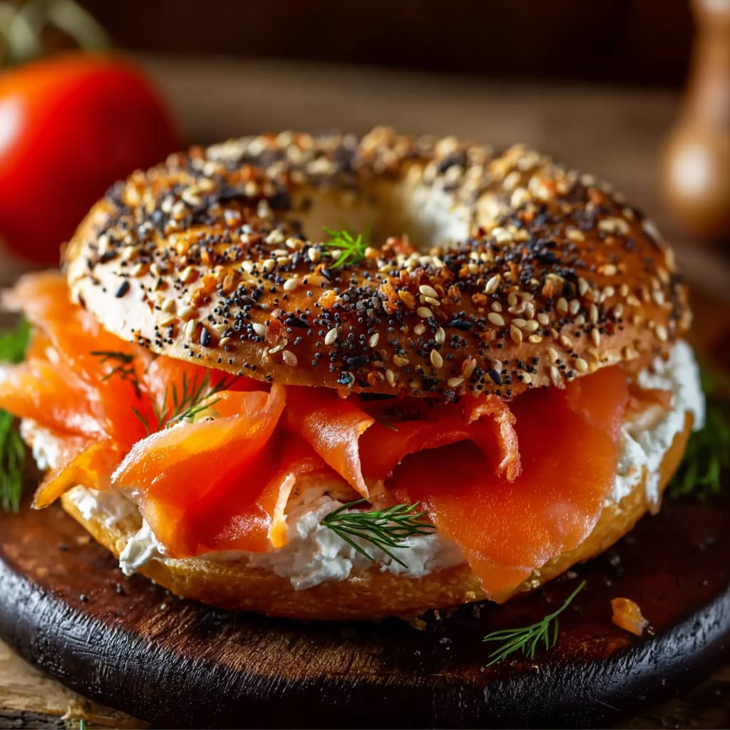 Smoked Salmon Bagel