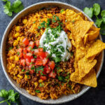 Taco Rice Bowl with Doritos Recipe